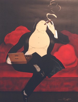 Distil Cappiello Cigar Smoker